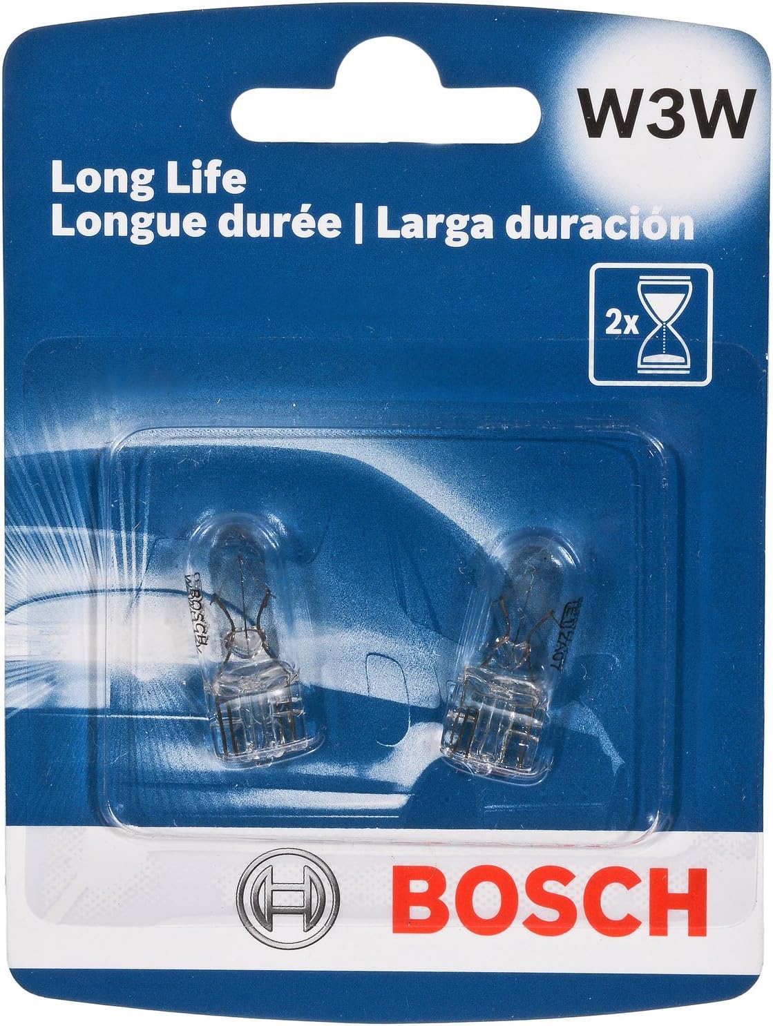 Bosch W3W Long Life Upgrade Minature Bulb, Pack of 2