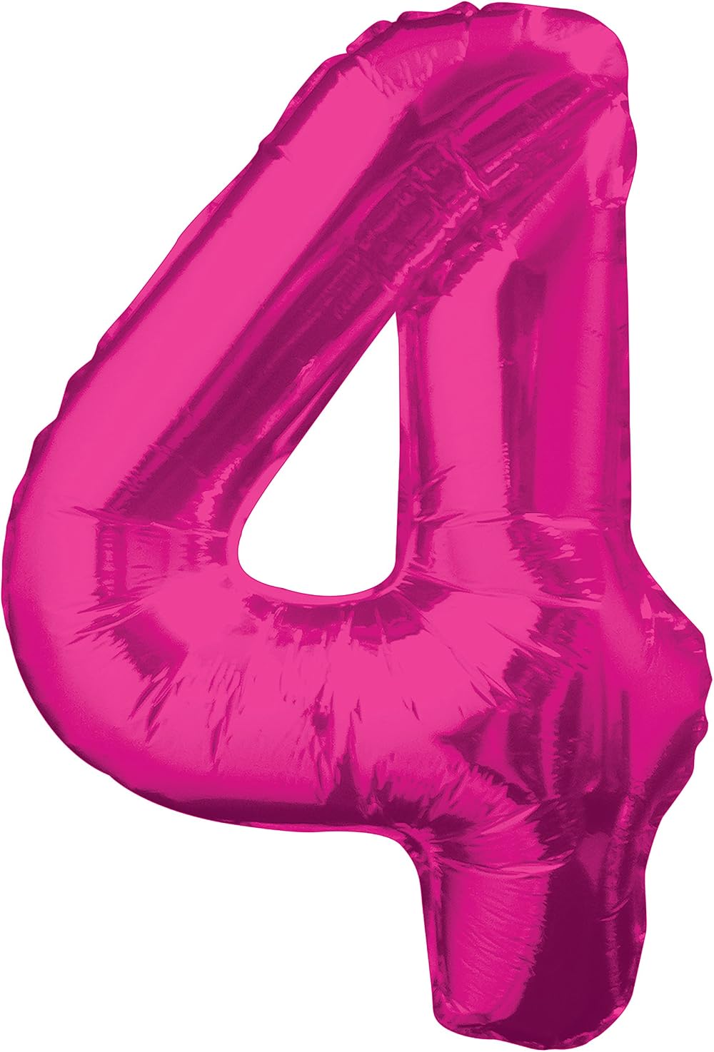 Unique Pink Number 4 Foil Balloon 86cm Large Birthday Party Balloon