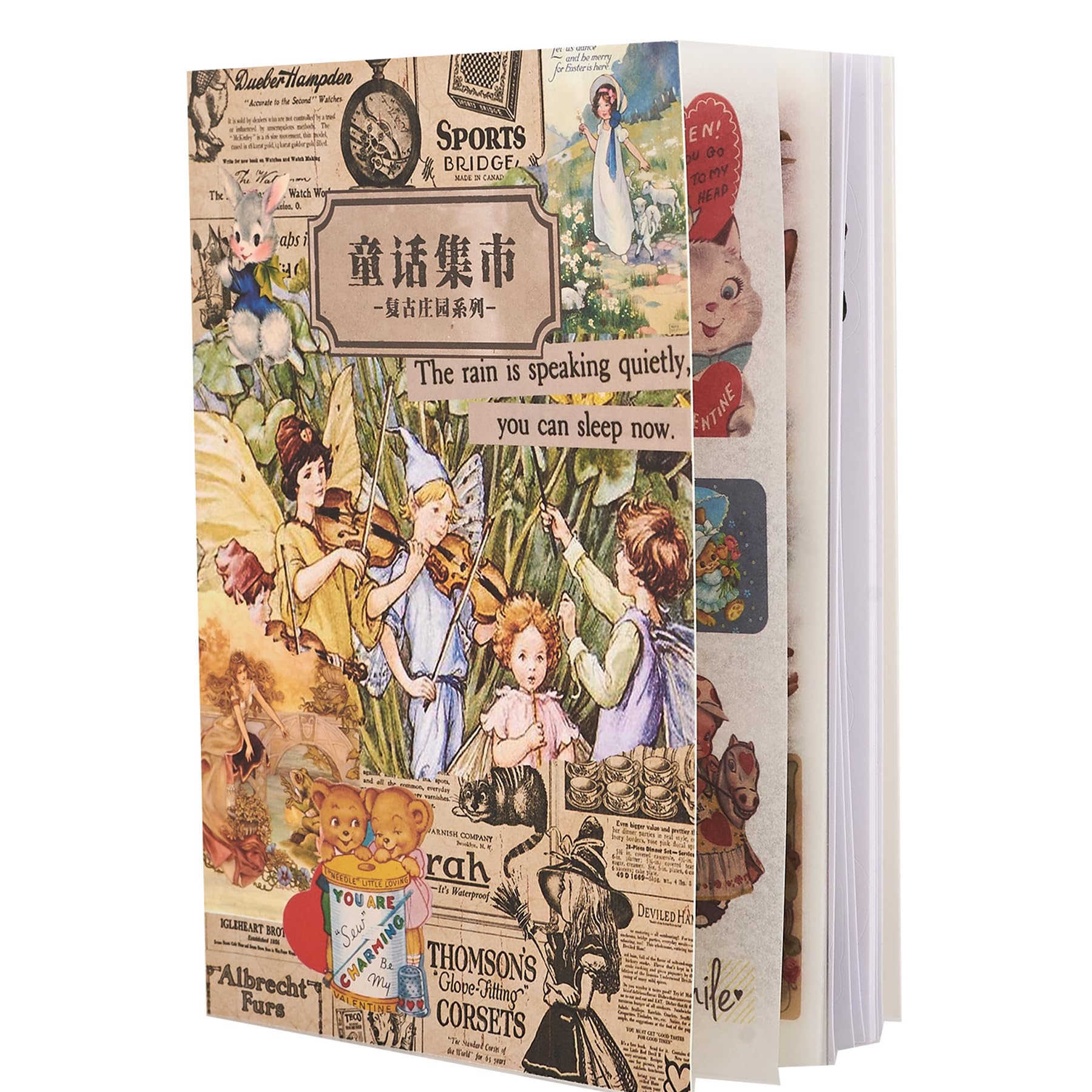 MAIGO Vintage Stickers - Retro Travel Scrapbooking Supplies for Scrapbook, Card Making, Booktok, Laptop Deco