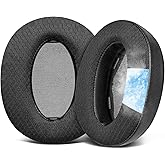 SOULWIT Cooling Gel Replacement Earpads for Sony WH-H910N H910 h.Ear on 3 Wireless Noise-Canceling Headphones, Ear Pads Cushions with Noise Isolation Foam - Black