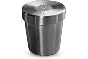 The Ice Cream Canteen Vacuum Insulated Ice Cream Pint Cooler Keeps Frozen for hours enjoy ice cream anywhere (Stainless Steel