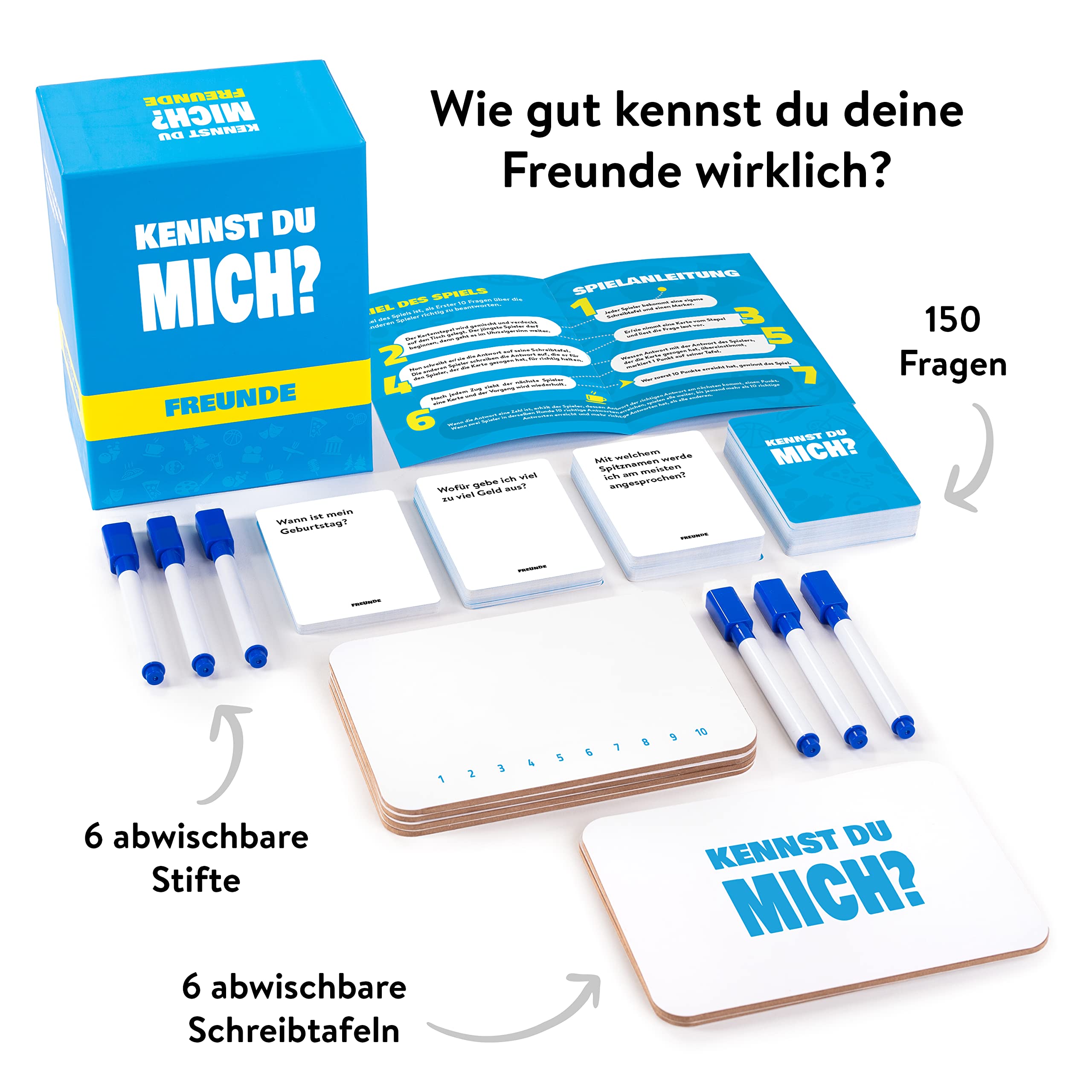 The World Game Kennst Du Wirklich Deine Freunde & Familie? - Deutsch - Lustiges Kartenspiel für Erwachsene & Jugendliche - Perfekt für Partyspiele & Geschenke - Gesellschaftsspiel mit Spaßgarantie 2
