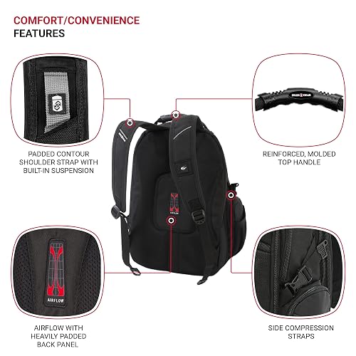 1753 scansmart tsa laptop backpack 15 SwissGear SA1753 Black Friendly Computer Get through airport security quickly with this checkpoint SwissGear 1753 Scansmart Laptop Backpack,