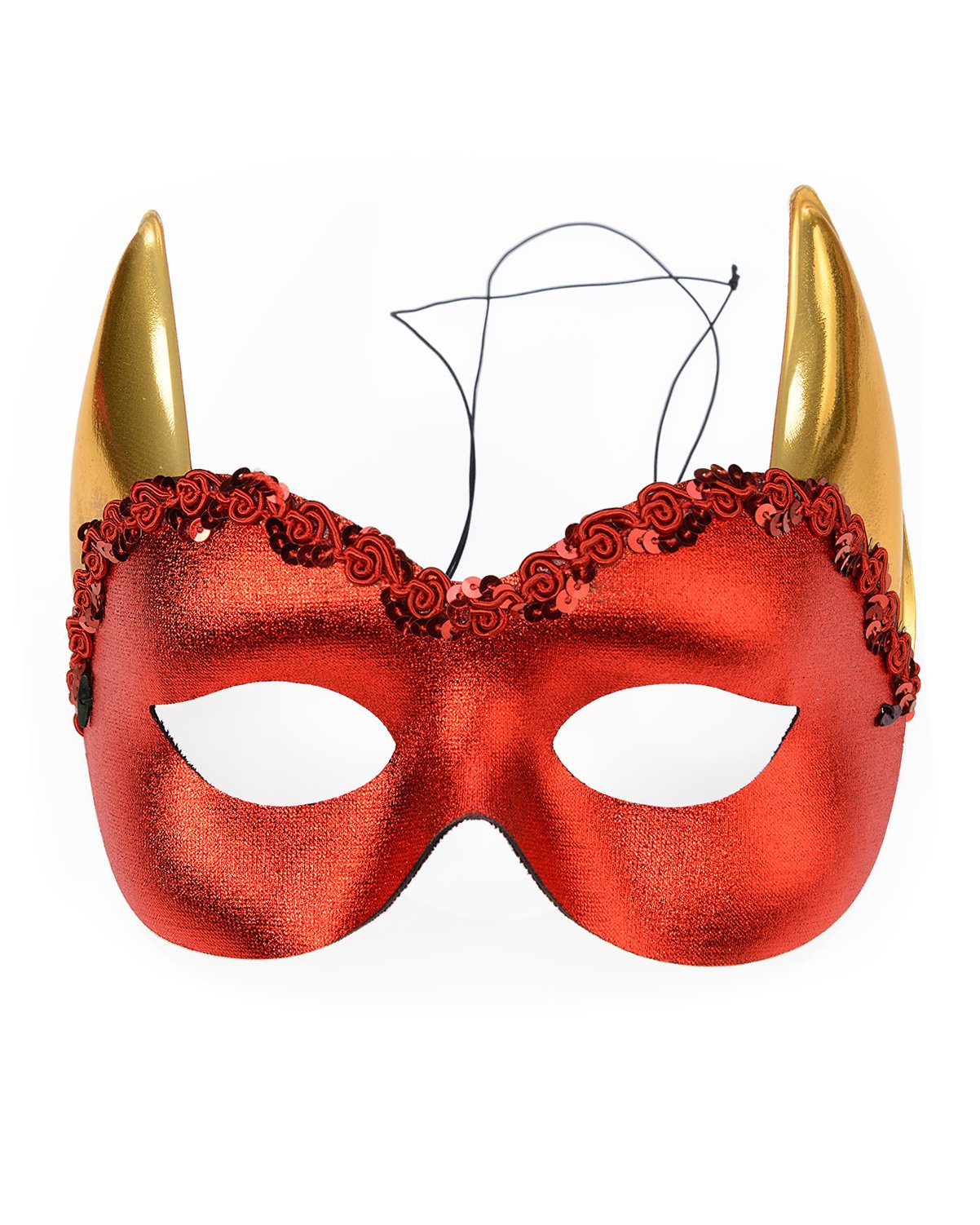 Red Hot Devil Mask Gold Horns Costume Italian Dress Up | Desertcart Brunei Red Hot Devil Mask Gold Horns Costume Italian Dress Up | Desertcart Brunei