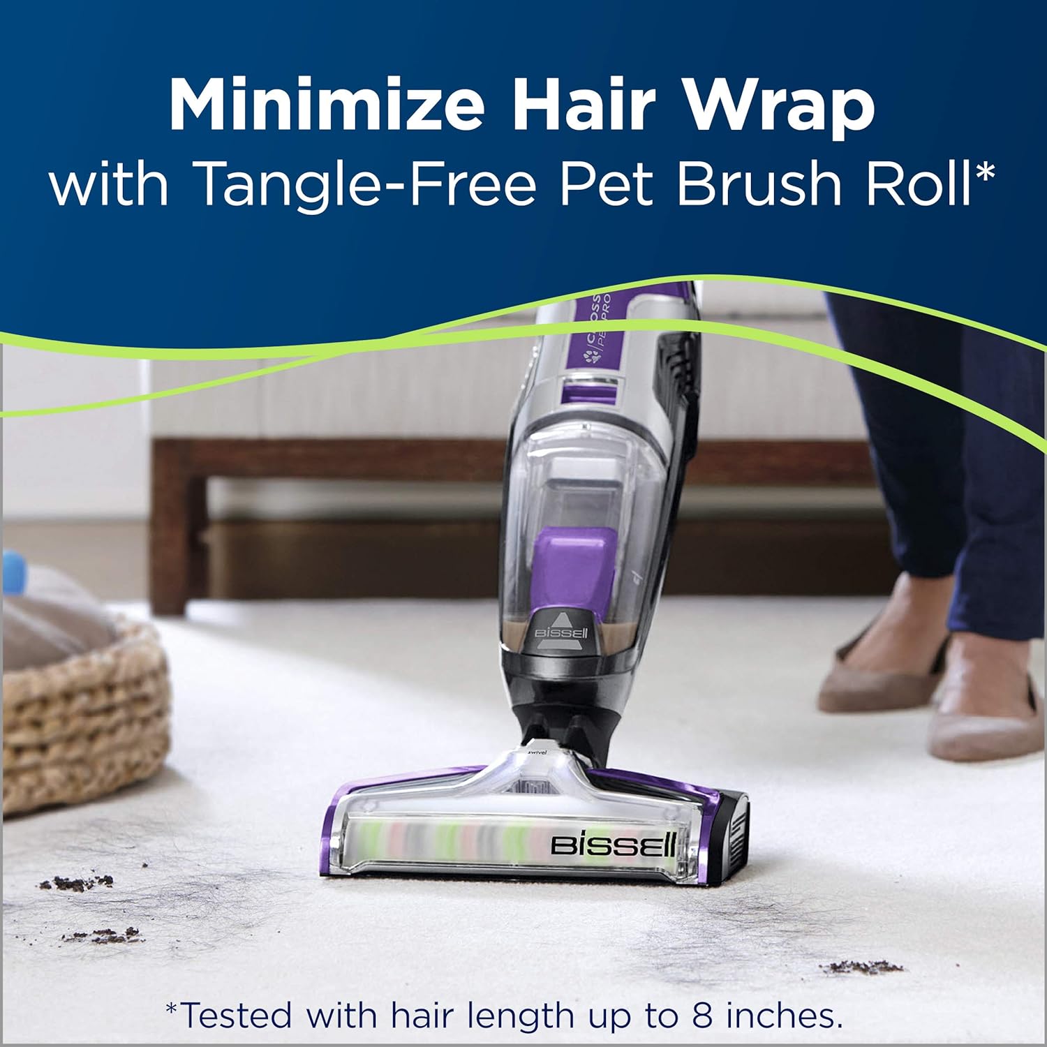 BISSELL Crosswave Pet Pro All in One Wet Dry Vacuum Cleaner and Mop for Hard Floors and Area Rugs, 2306A: Home & Kitchen