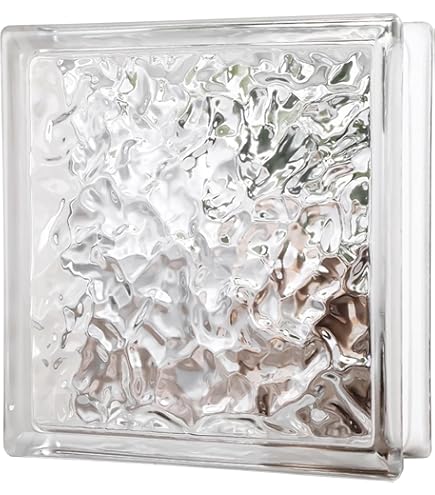 孔柏基 Quality Glass Block 8 x 8 x 4 Cross Ribbed Glass Block