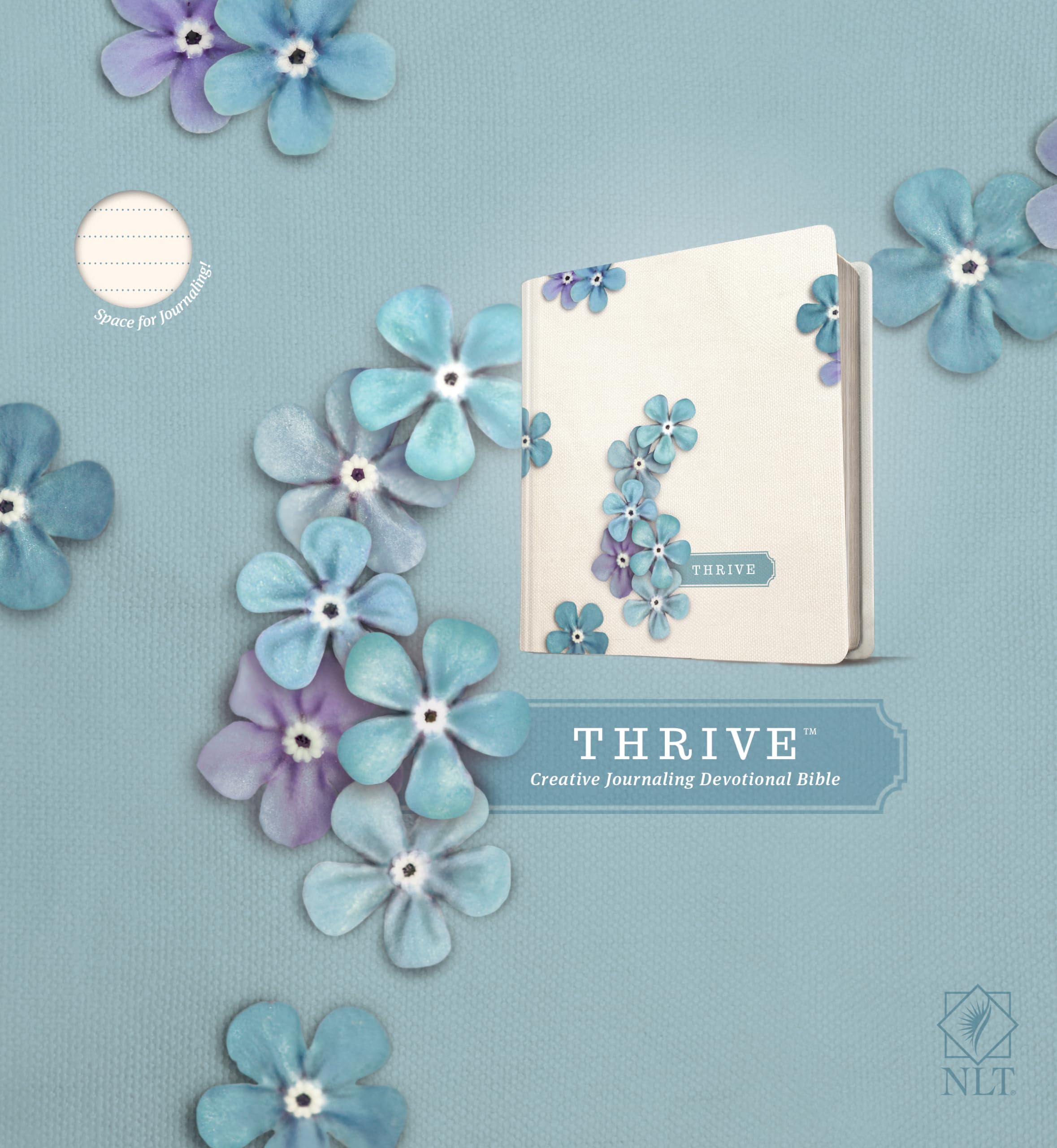NLT THRIVE Creative Journaling Devotional Bible (Hardcover, Sky Blue) NLT THRIVE Creative Journaling Devotional Bible (Hardcover, Sky Blue) Hardcover