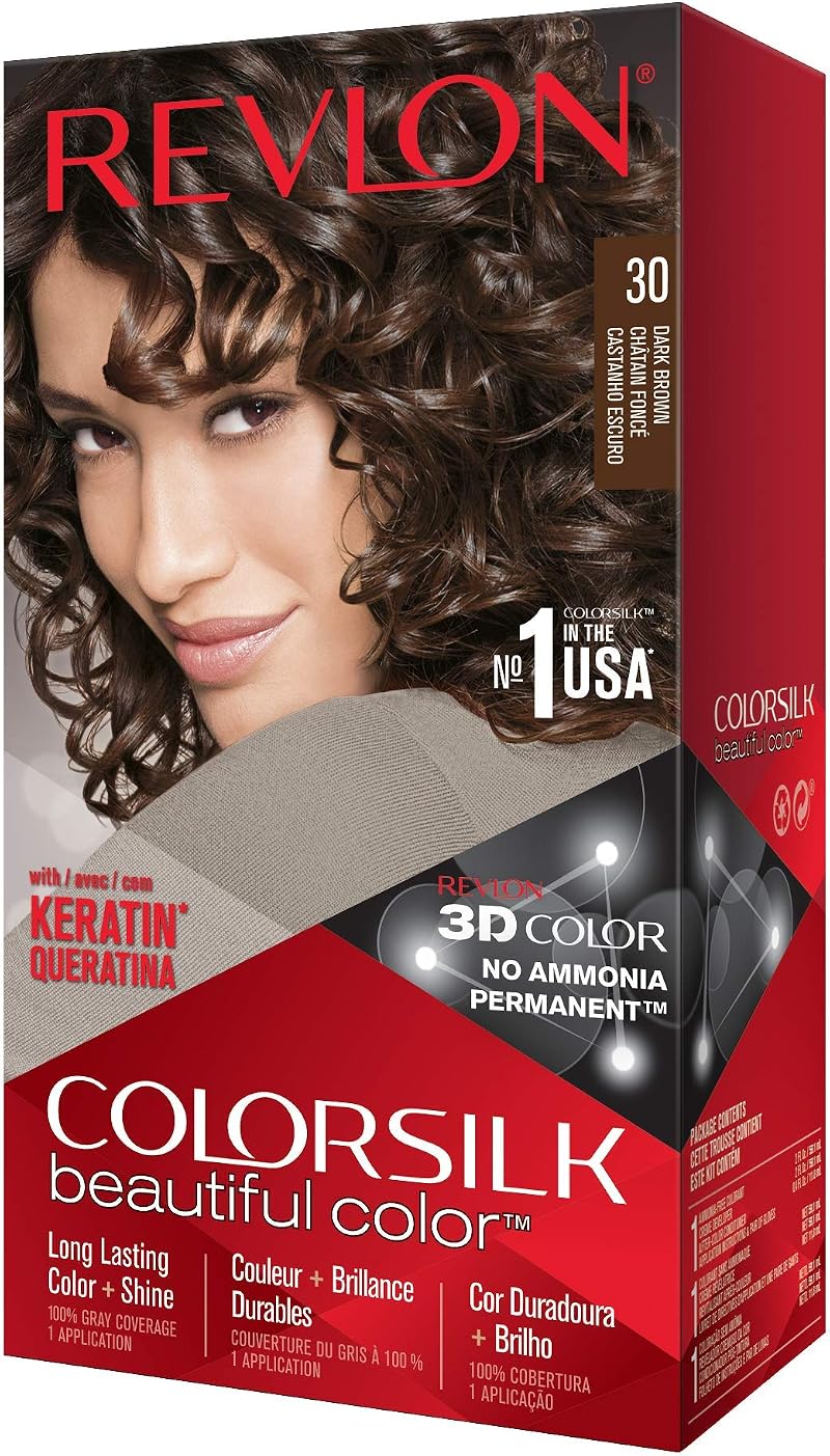 Revlon Colorsilk Hair Color #30 Dark Brown 3N - Natural Multi-Tonal