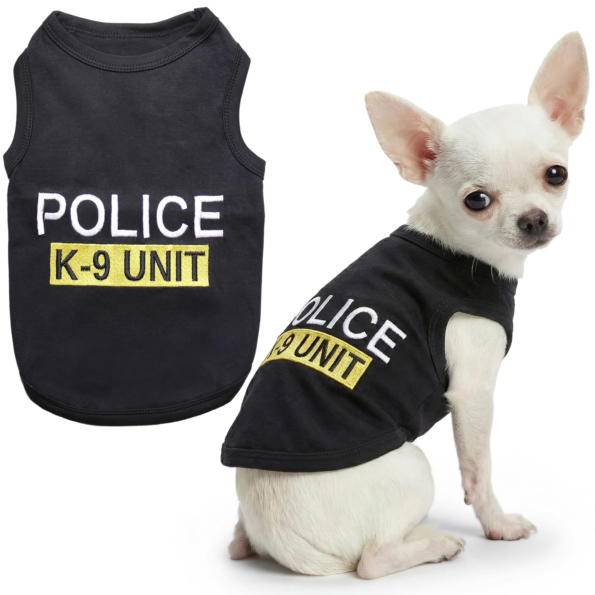 Parisian Pet Police Dog T-Shirt, XX-Small