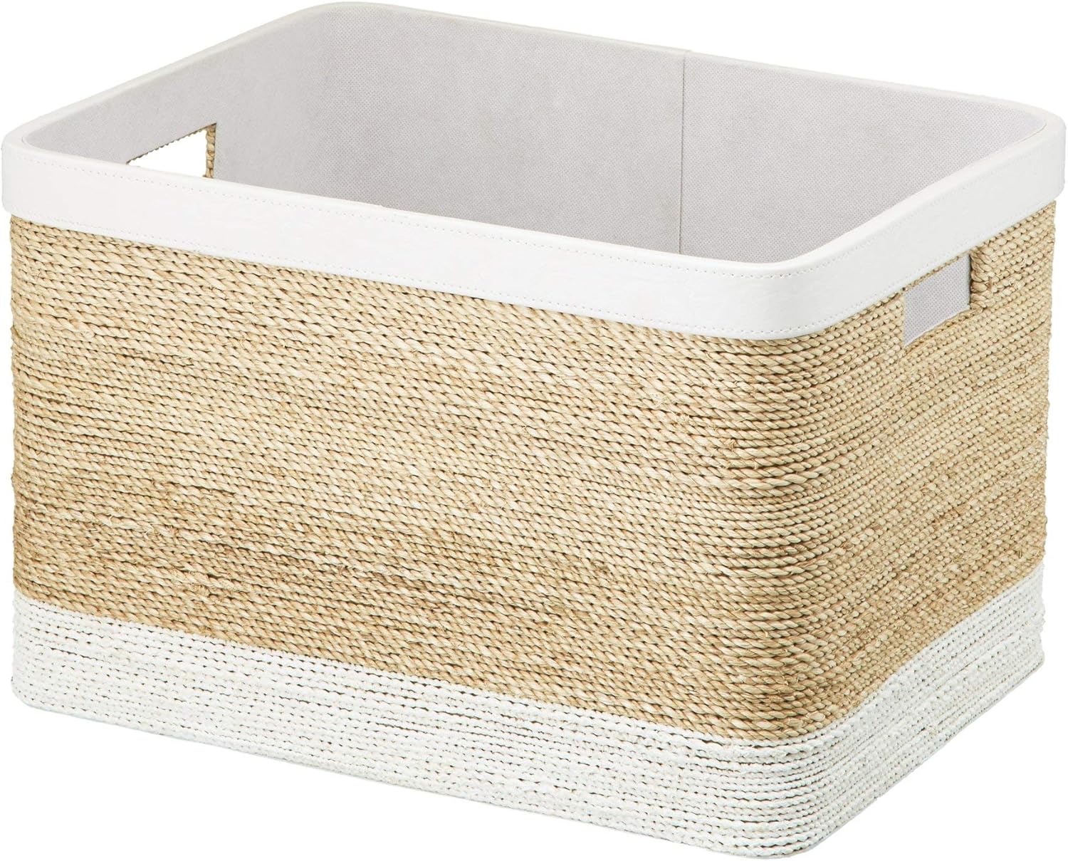 Amazon フランフラン フリー ボックス L デュオ ホワイト 収納用品 オンライン通販