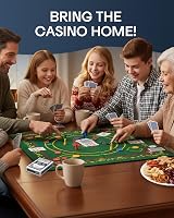TANNESS 200 Pcs Poker Set with Chips Mat Tin Box Casino Texas Holdem view 8