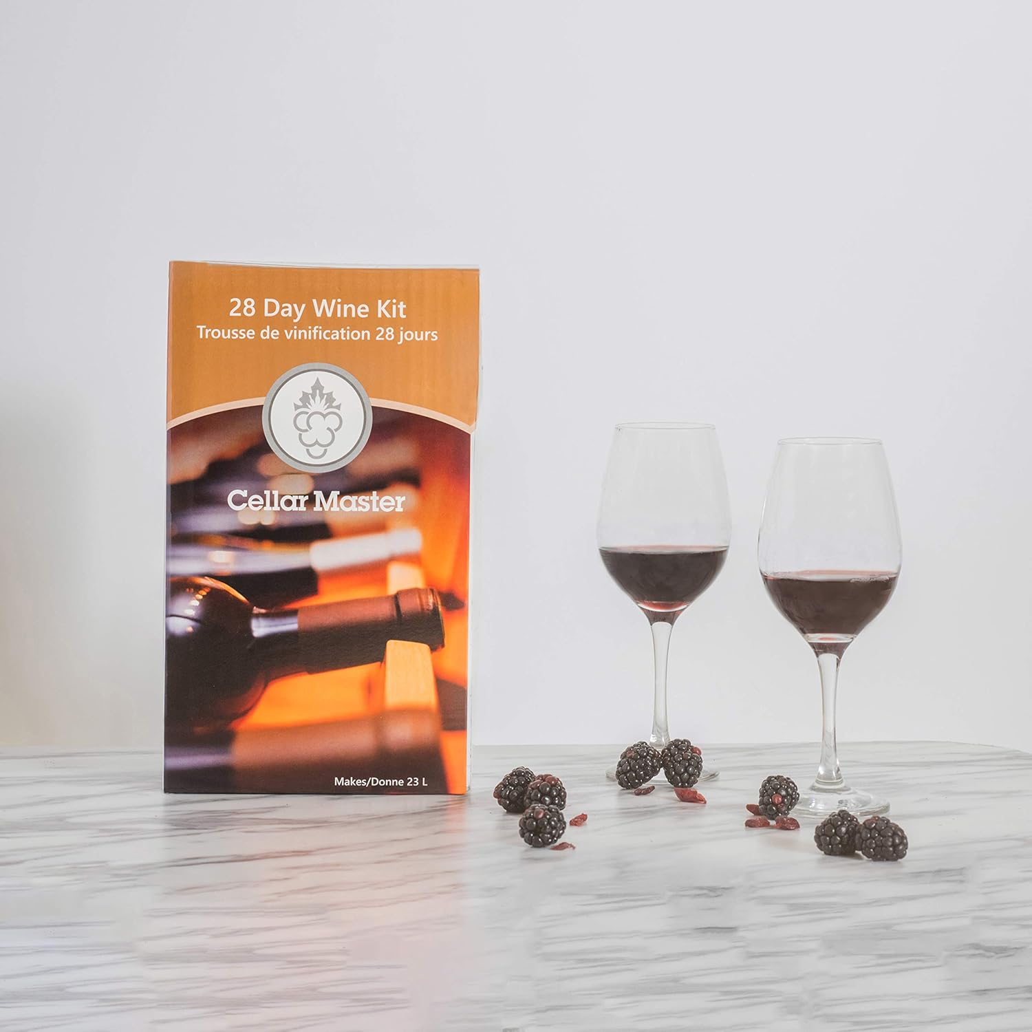 DIY Red Wine Making Kit (Merlot Style) Makes 30 Bottles in 4 Weeks