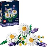 LEGO Botanicals Daisies Building Toy - Artificial Flowers Crafting Kit for Girls & Boys, Ages 9+ - Kids Room Decor for Book Shelf or Desk - Gift Idea for Birthdays - 11508