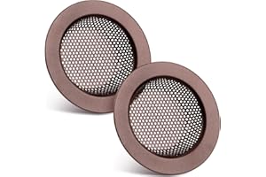 Retisee 2 Pcs Sink Strainer Stainless Steel Kitchen Sink Drain Strainer Basket Cover Mesh Hair Food Catcher, Large Wide Rim of 4.4 Diameter(Oil Rubbed Bronze)