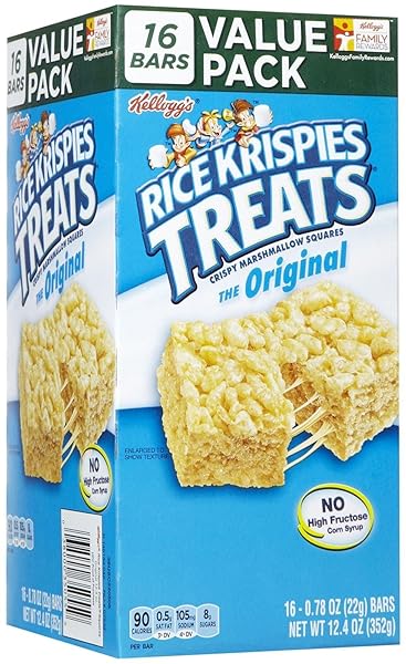 KELLOGG’S RICE KRISPIES TREATS RICE KRISPIES TREATS – ORIGINAL – 0.78 OZ – 16 CT