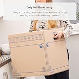 BANKERS BOX 15 Large SmoothMove Moving Boxes 39L 47x32x26cm Handles view 4