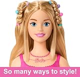 Barbie Styling Head Blonde Hair with 20 Colorful Accessories Toy view 5