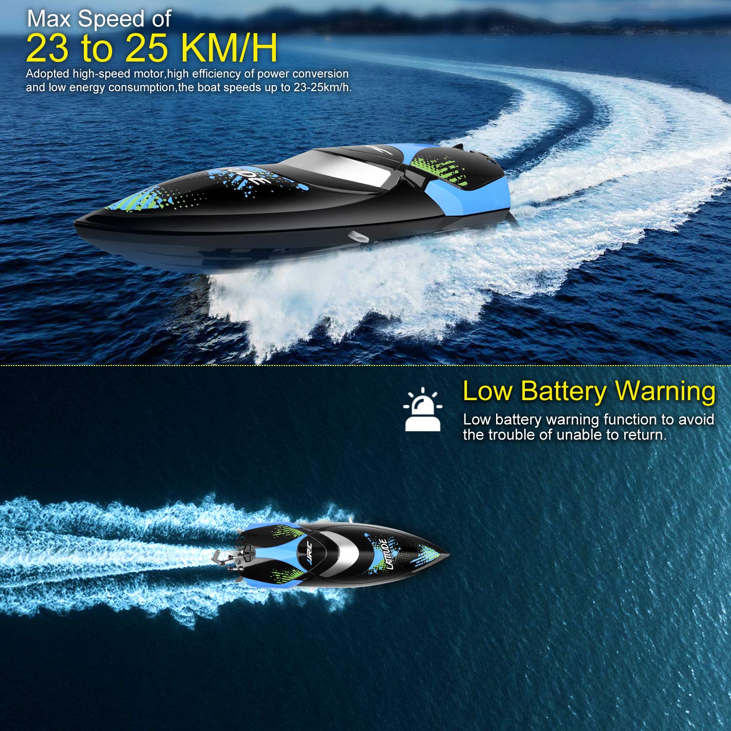 kuman remote control boat