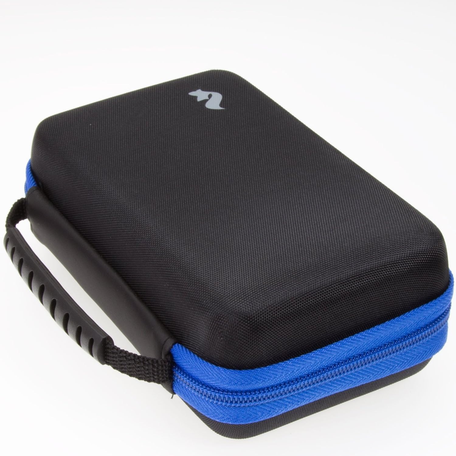 Brendo Carrying Case for New Nintendo 2DS XL, 3DS XL, 3DS Case, Fits Wall Charger, 24 Game Cartridge Holders and Large Stylus - BLACK/BLUE: Electronics