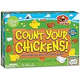 Peaceable Kingdom Count Your Chickens Award Winning Cooperative Counting Game for 2 to 4 Kids Ages 3+