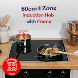 Russell Hobbs RH60IH2B414B 60cm Induction Hob Dual Flex Frame Black view 2