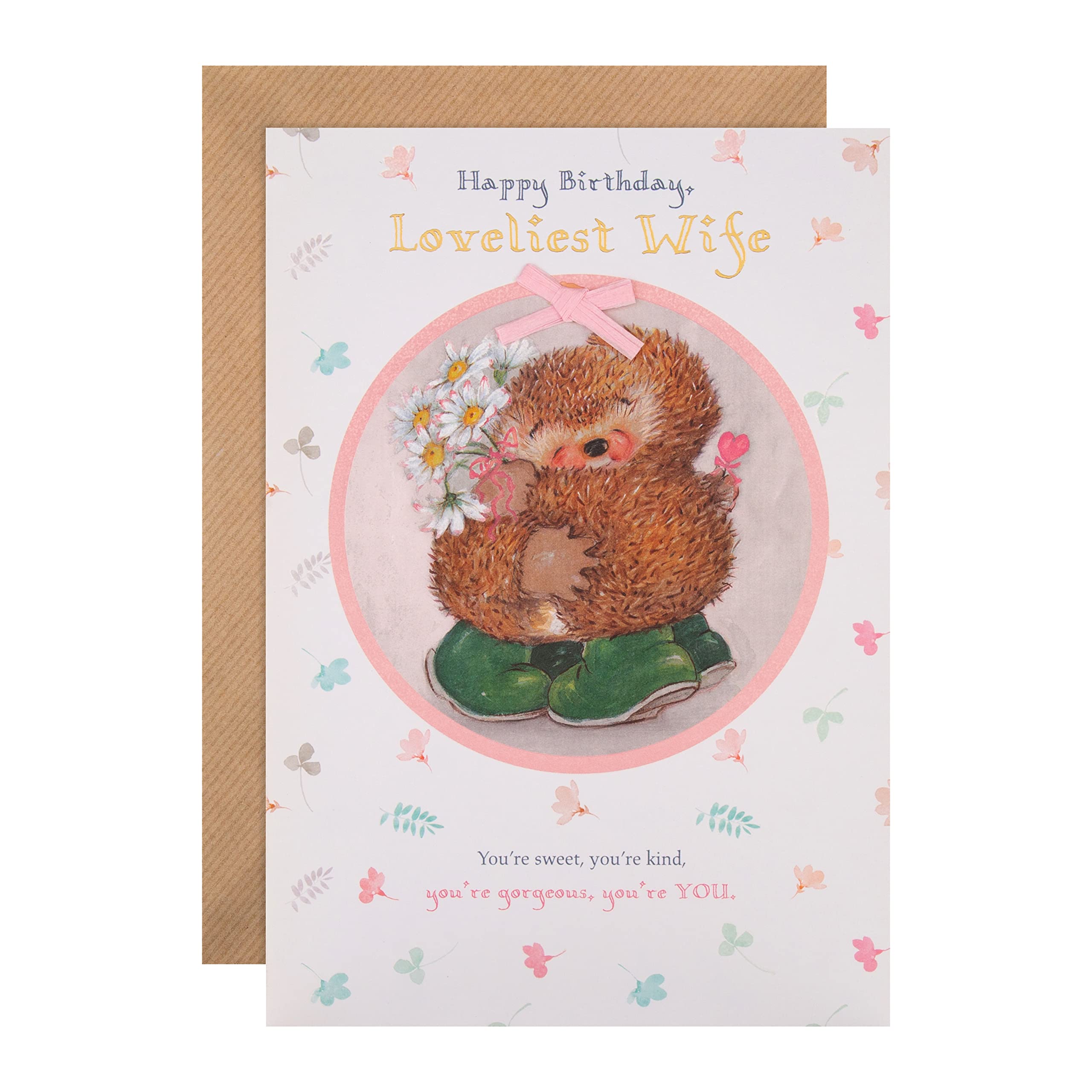 Hallmark Birthday Card for Wife - Cute Country Companions Design