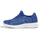 K KIP WOK Fashion Glitter Sneakers for Womens Silp On Running Shoes Lightweigt Tennis Walking Sneakers