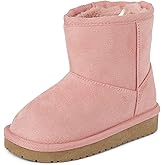 The Children's Place girls Baby Girls and Toddler Classic Ankle Boots, Faux Fur Lined