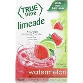 True Citrus, Lime Watermelon Aqua Fresca Sticks 10 Count, 1.06 Ounce