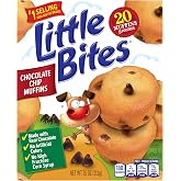 Little Bites Chocolatey Chip Muffins, 5 individual packs, (1.5 oz each), Made with Real Chocolate Chip Mini Muffins, 7.5 oz Multipack