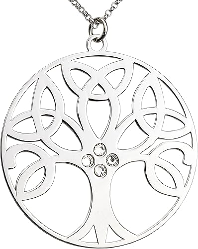Aka Bijoux Collier Femme Arbre De Vie Pendentif Cristal Swarovski En Argent 925 Modele Longevite Cadeau Fete Des Meres Amazon Fr Bijoux