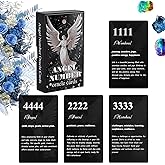 NexUap Angel Numbers Oracle Deck - Beginner Friendly, 400 GSM Coated Paper, Life & Family Oracle Cards
