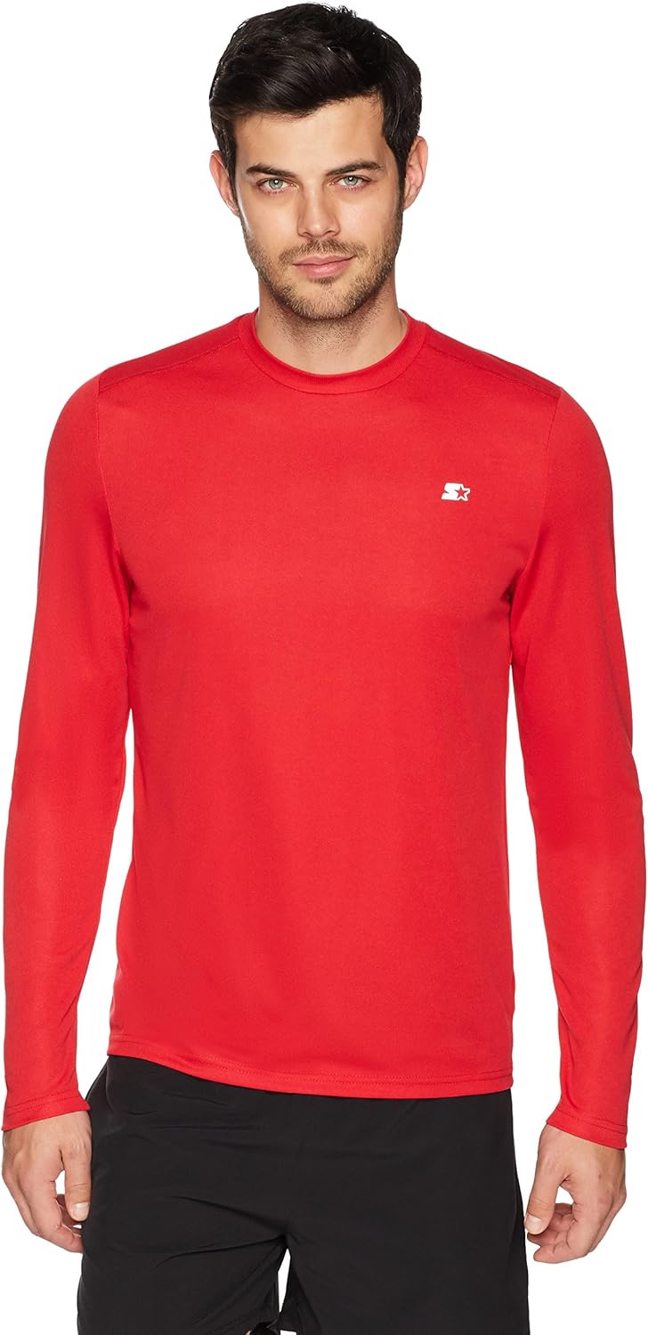 Starter Men's Long Sleeve Tech T-Shirt,  Exclusive: Clothing