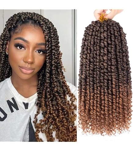 Amazon.com : Leeven Crochet Hair for Women 16 Inch Pre Twisted