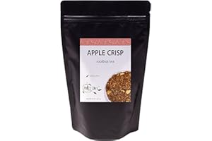 Apple Crisp, Loose Leaf Apple Cinnamon Spiced Rooibos Tea, 100% Caffeine-Free, Hot & Iced, High Antioxidants | 8oz Bulk Tea, 80-100 Cups, Herbal African Redbush Tea | The Spice Hut, First Sip of Tea