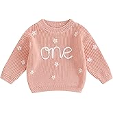 First Birthday Outfit - Girl's 1st Birthday Sweatshirt & Boy's Gift Sweater - Knitted Tops for Fall & Winter