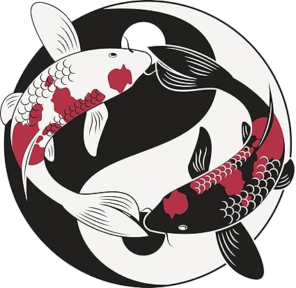 Image result for yin yang koi fish