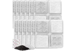 TETTIE 12-Pack Pet Food Desiccant Bag, Compatible with Automatic Cat dog Feeders, Keep Pet Food Dry and Fresh