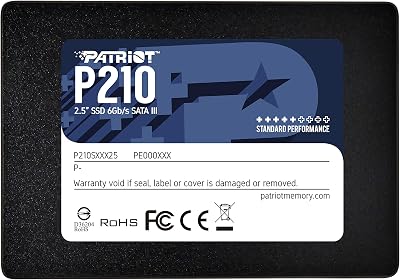 Patriot P210S128G25 128GB 2.5 inch SATA III SSD P210