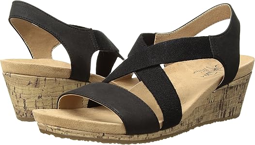 lifestride mexico women's wedge sandals