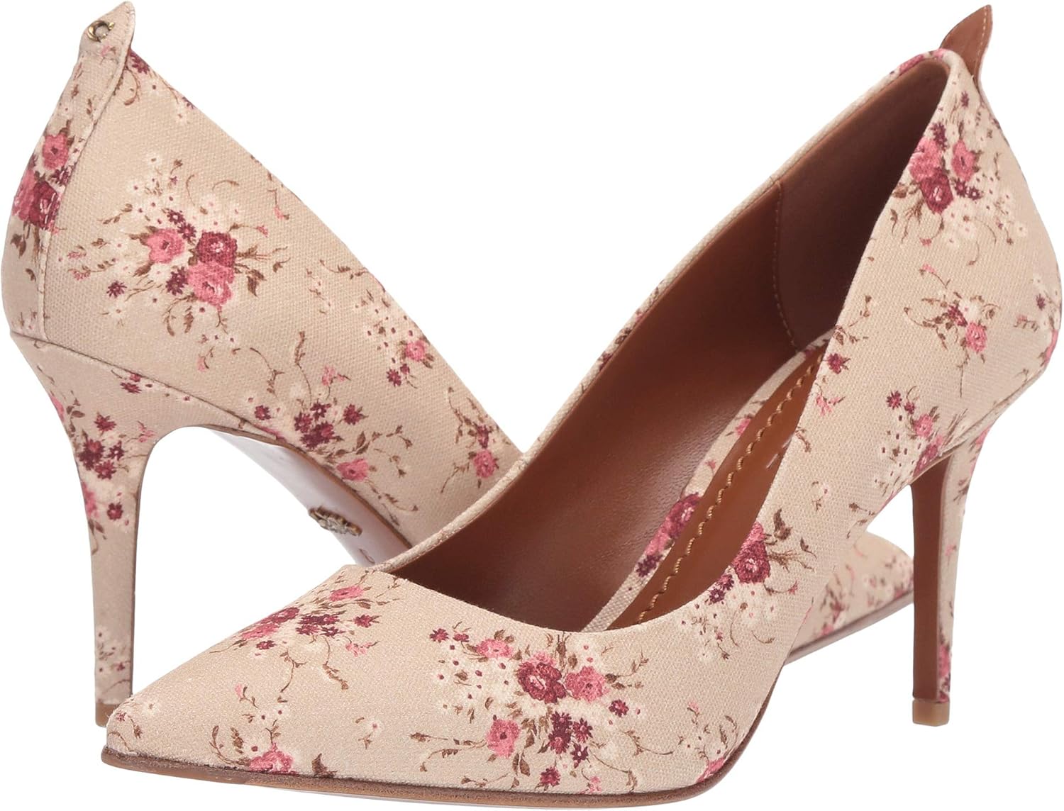 coach waverly signature buckle pumps