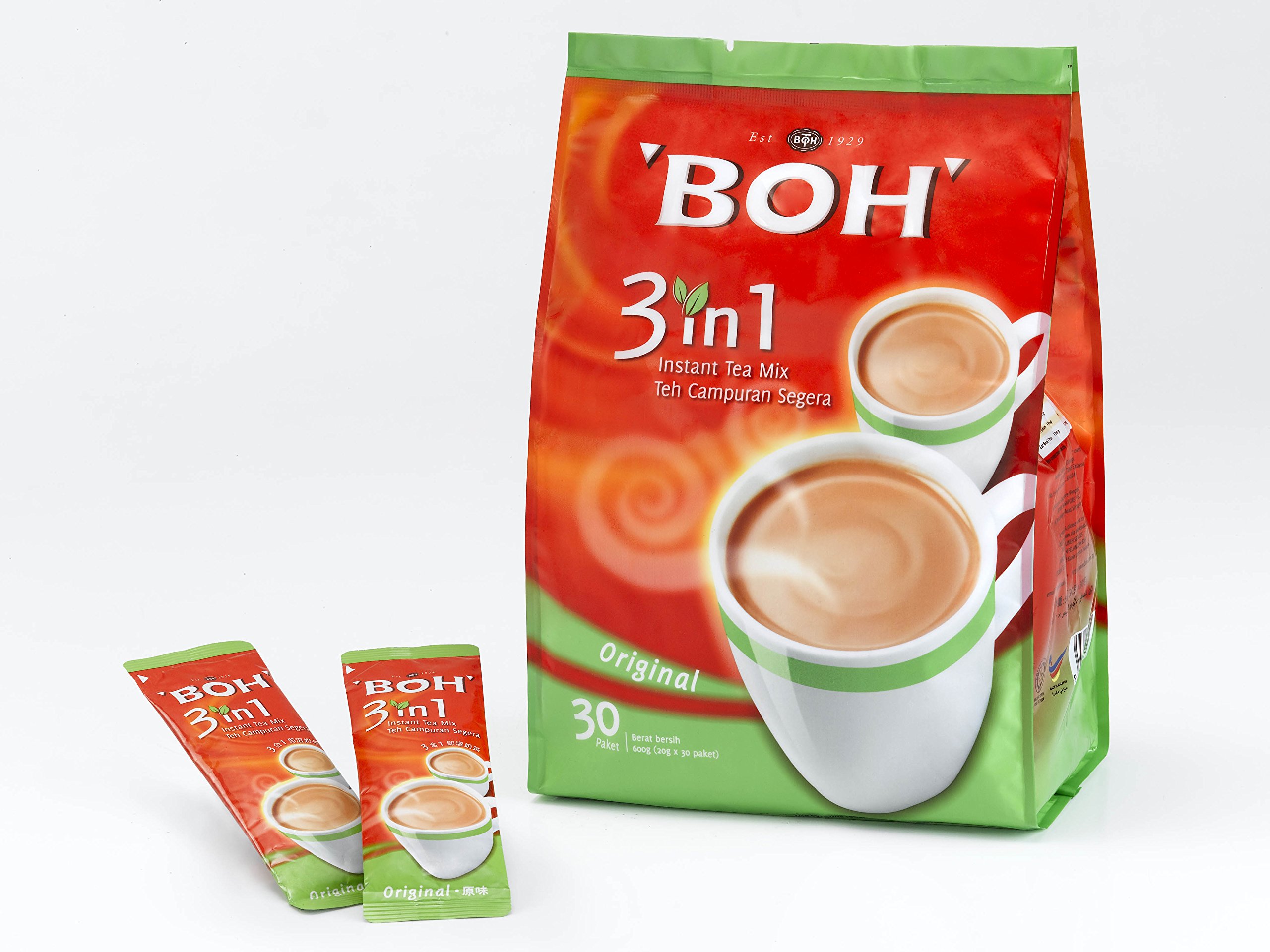BOH 3-in-1 Instant Tea &ldquo;Original&rdquo;, 30 sachets at 20 g- Buy Online in