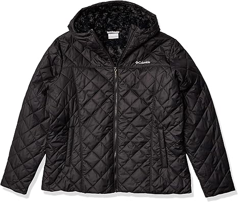 columbia copper crest hooded quilted jacket