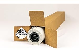 PLOTTER PAPER GUYS 4mil Double Matte Inkjet Mylar, 24" x 125', 2" core, 1 roll per box