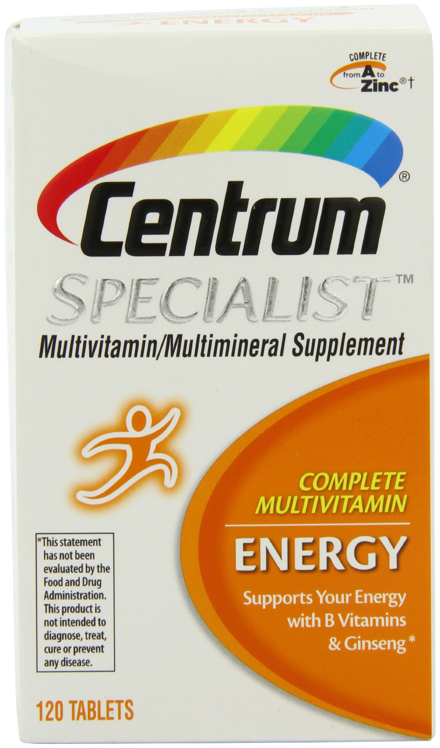 Centrum Specialist Energy (120 Count) Complete Multivitamin