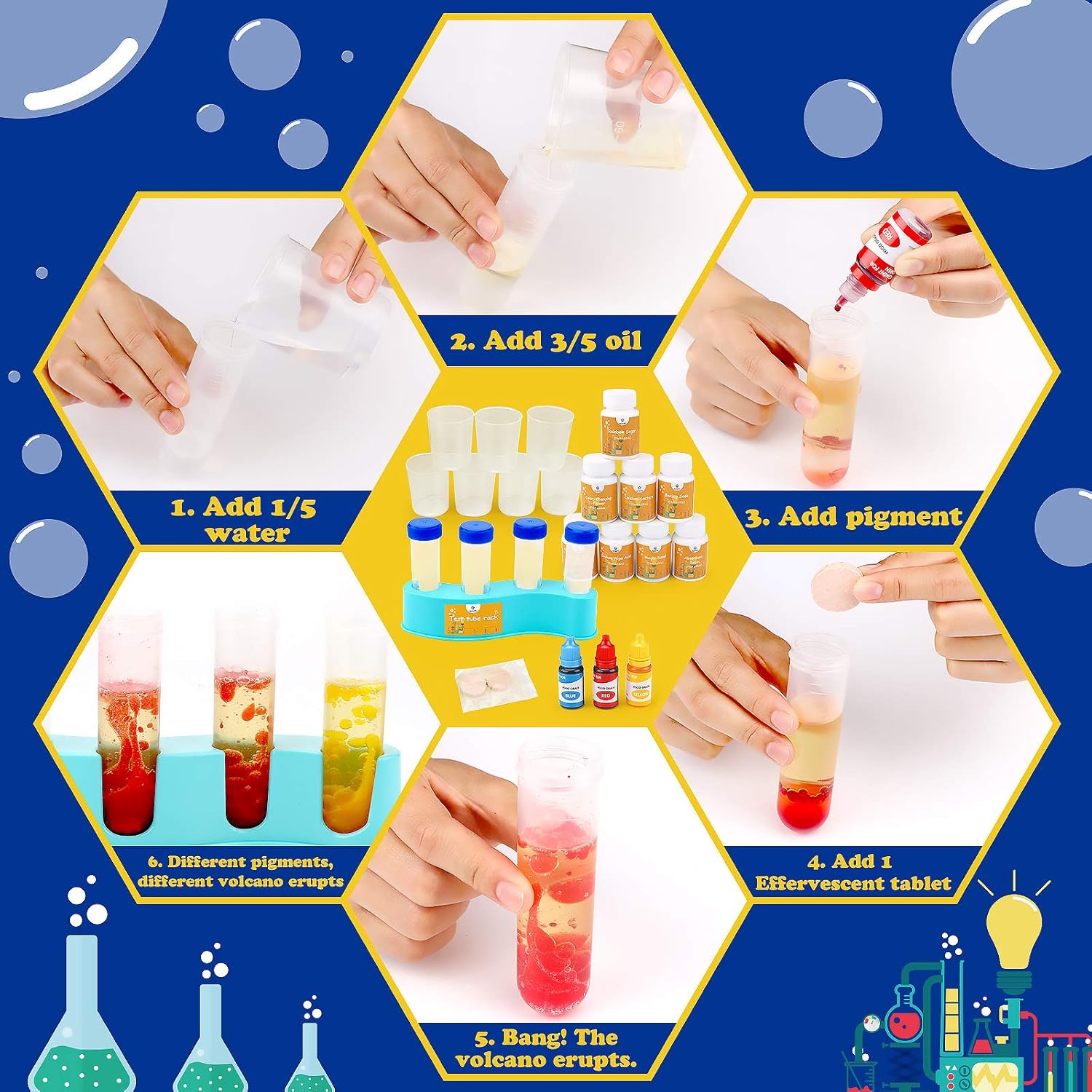 Koviti Science Kits Toys for 3 4 5 6 7 8 Year Old Boys - Toys for 5 Year Old Boys丨DIY STEM Educational Toys for Kids Age 8-12丨STEM Toys Birthday Gifts for Kids Boys and Girls: Toys & Games