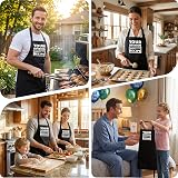 Funny Cooking Apron for Men & Women, Adjustable BBQ Gift view 6