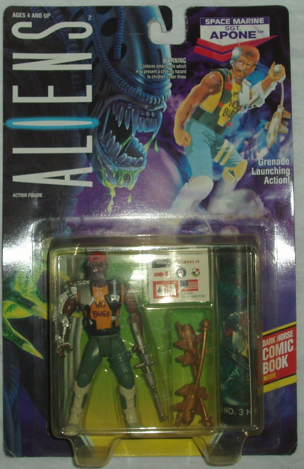 Aliens Space Marine Sgt. Apone 5" Action Figure (1992 Kenner)