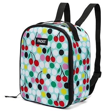 PackIt Upright Nevera Portátil, Multicolor (Cherry Dots), 3.8 ...