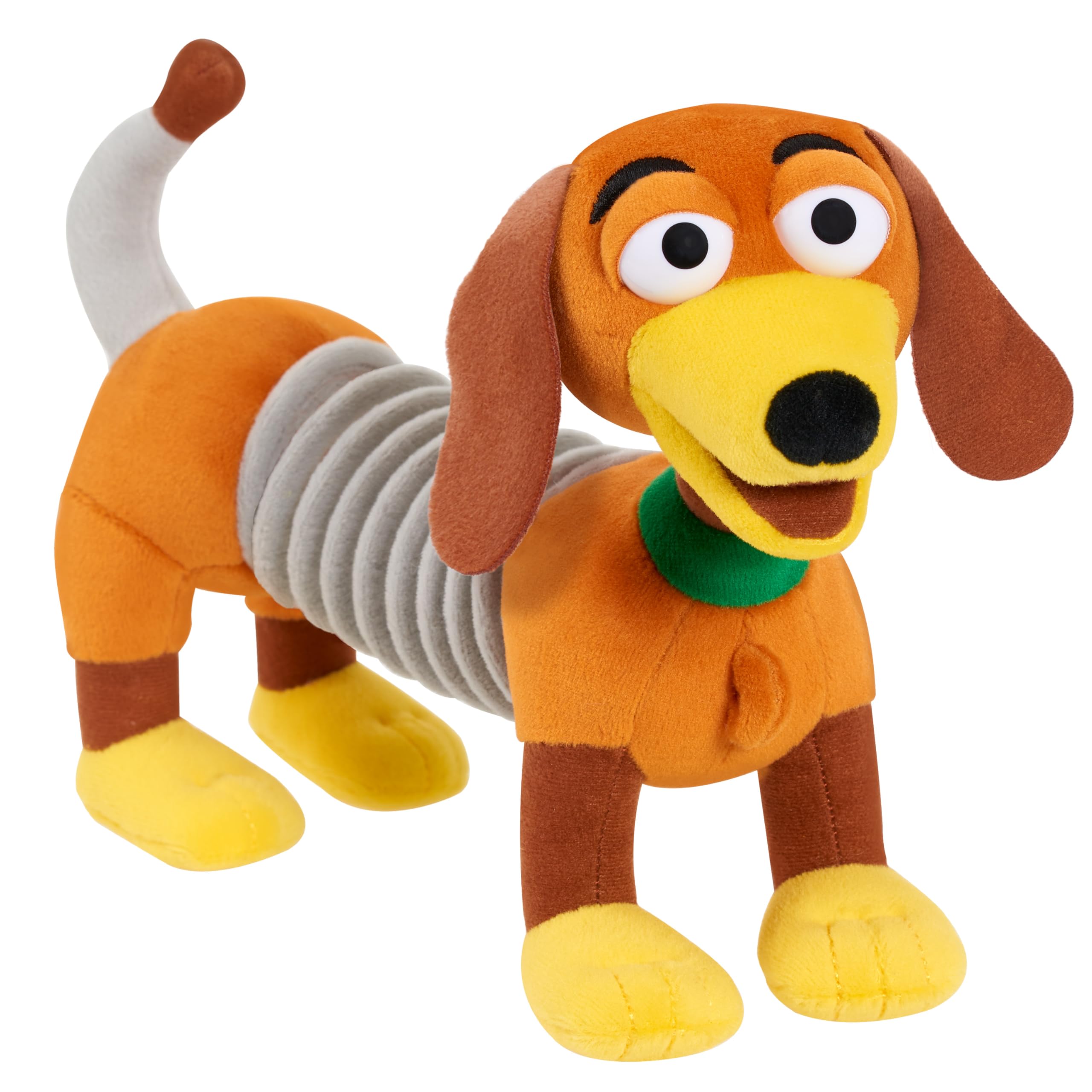 Disney and Pixar Toy Story Slinky Dog Plushie, Fidget Toy, Kids Toys for Ages 18 Month by Just Play